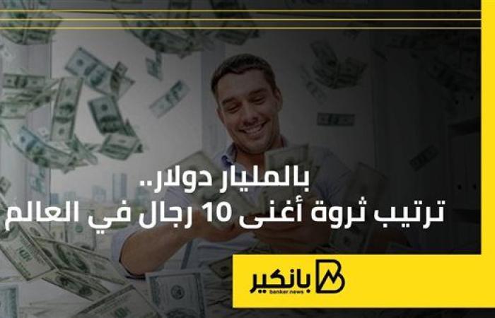 ترتيب ثروة أغنى 10 رجال في العالم